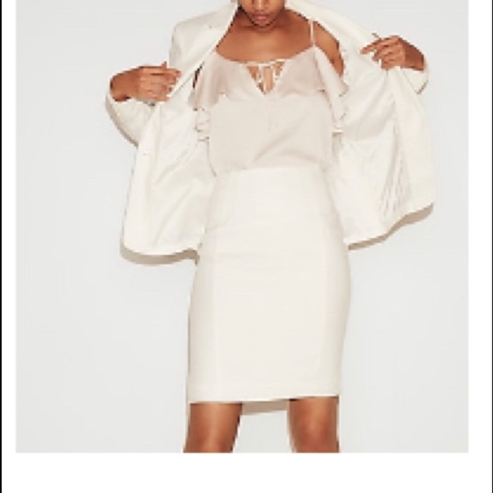 White Lenin Skirt